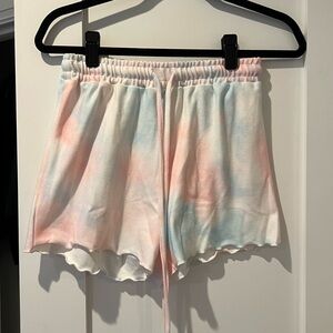 Cotton Candy Tie Dye Soft Pajama / Lounge Shorts [Small]